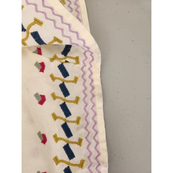 NWD By Anthropologie Embroidered Maxi Dress Size S Ivory #9E419 - Picture 8 of 16